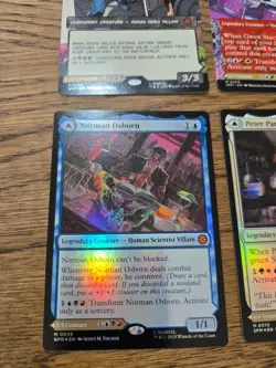 MTG Spider-Man Mythic x4 Gwen Stacy Norman Osborn Peter Parker Eddie Brock NM - Image 3