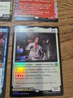MTG Spider-Man Mythic x4 Gwen Stacy Norman Osborn Peter Parker Eddie Brock NM - Image 4