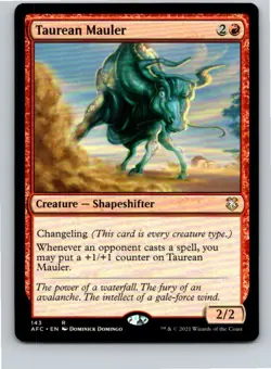 Magic the Gathering Taurean Mauler Commander: Adventures in Forgotten Realms MTG - Image 1
