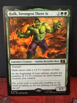 Hulk, Strongest There Is 724 Commander: Marvel Super Heroes NM - Image 1