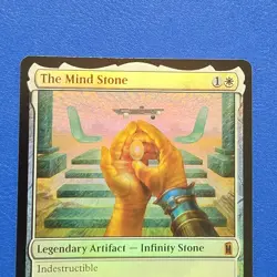 Magic The Gathering Marvel Super Heroes The Mind Stone Mythic Foil 0021 - Image 3