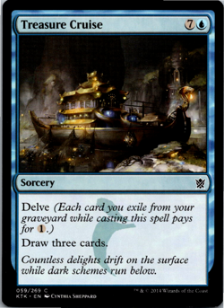Treasure Cruise C Khans of Tarkir 59 NM - Image 1