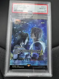 Stay with Me - Rhystic Study (Showcase) Final Fantasy: Foil PSA 10 GEM MT - Image 1