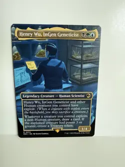 Henry Wu, InGen Geneticist (Borderless) - 12 MTG NM Jurassic World - Image 1