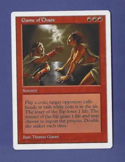 1997 Magic the Gathering - Game of Chaos - Fifth - 5th Edition MTG - Image 1