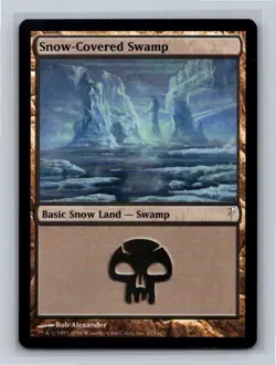 Snow-Covered Swamp 153 Coldsnap C LP - Image 1
