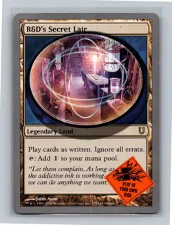 R&D's Secret Lair 135 Unhinged R LP - Image 1