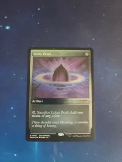 MTG Lotus Petal (Foil Etched) Unique and Miscellaneous Promos Foil NM - Image 1