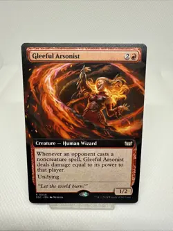 Gleeful Arsonist (Extended Art) Commander: Duskmourn: House of Horror Regular - Image 1