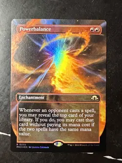 Powerbalance Borderless Foil 0335 - MTG MH3 - M/NM Unplayed FAST2SHIP!! - Image 1