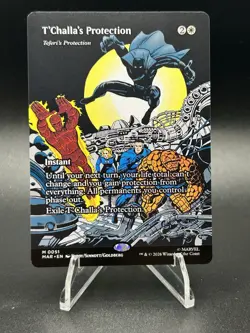 MTG T'Challa's Protection - Teferi's Protection (Borderless) REG Marvel Universe - Image 1