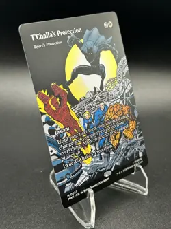 MTG T'Challa's Protection - Teferi's Protection (Borderless) REG Marvel Universe - Image 3