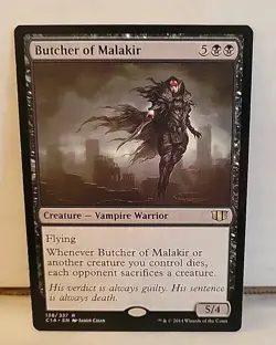 Butcher of Malakir - #138-MTG-Commander 2014- Regular- LP - Image 1