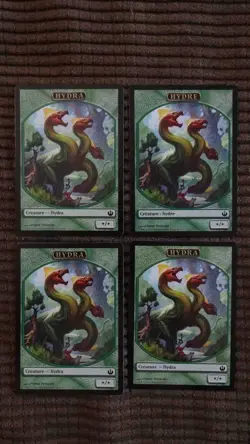Magic: the Gathering / MtG Hydra Token (*/*) x4 Journey Into Nyx - Image 1