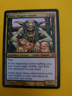 Wort, Boggart Auntie Rare Goblin Shaman MTG Card. Lorwyn. - Image 2
