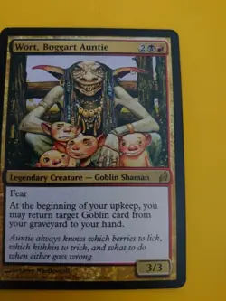 Wort, Boggart Auntie Rare Goblin Shaman MTG Card. Lorwyn. - Image 3