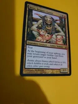 Wort, Boggart Auntie Rare Goblin Shaman MTG Card. Lorwyn. - Image 5