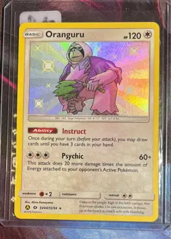 Oranguru SV44/SV94 Hidden Fates Shiny Holo Rare NM Pokemon TCG - Image 1