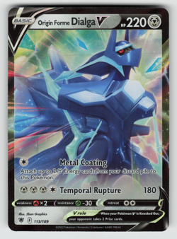 Origin Forme Dialga V Pokemon Astral Radiance 113/189 Ultra Rare NM - Image 1