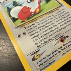 Delibird Neo Revelation Holofoil Rare 5/64 LP-MP - Pokemon TCG - Image 3