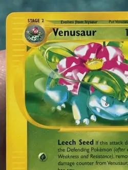 Pokemon TCG Venusaur 067/165 Expedition Base Set Rare Regular 2002 100 HP - Image 2