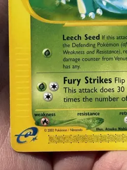Pokemon TCG Venusaur 067/165 Expedition Base Set Rare Regular 2002 100 HP - Image 4