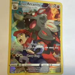 Pokemon TCG Hisuian Arcanine TG08/TG30 Lost Origin TG Holo Ultra Rare HP 130 - Image 1