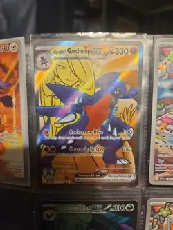 Pokemon Cynthia's Garchomp ex 204 Sv: Scarlet & Violet Promo Cards Holo - Image 1