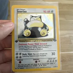 Pokemon Snorlax 1st Edition Holo Rare Jungle 11/64 Excellent Condition - Image 5