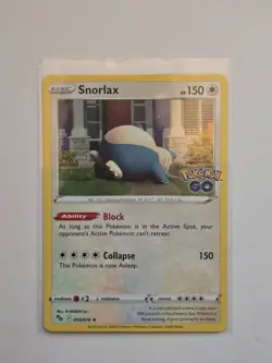 Snorlax 055/078 Pokemon GO Holo - Image 1