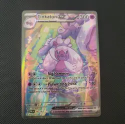 Pokemon Tinkaton ex 262/193 Paldea Evolved SIR Holo Full Art Sv02 - Image 2
