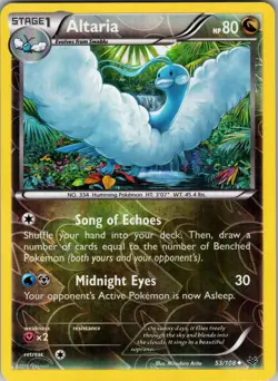 Altaria (53) 53/108 XY - Roaring Skies Pokemon TCG LP-NM - Image 1