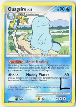 Quagsire 60/132 Uncommon Secret Wonders Pokemon Lightly Played - Image 1