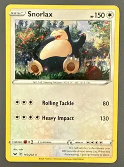 Snorlax (Cosmos Holo) 140/202 Promo Blister Exclusives Pokemon - LP - Image 1
