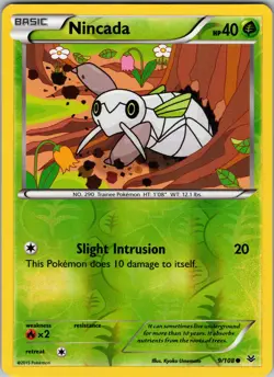 Nincada 9/108 XY - Roaring Skies Pokemon TCG LP-NM - Image 1