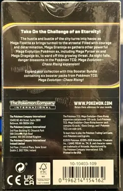 Pokemon TCG Mega Evolution—Chaos Rising Booster Bundle 6 Packs - Image 2