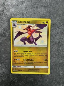 Pokemon TCG Garchomp SV40/SV94 Hidden Fates Shiny Holo Rare MINT - Image 1