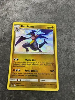 Pokemon TCG Garchomp SV40/SV94 Hidden Fates Shiny Holo Rare MINT - Image 2