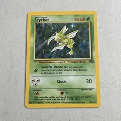 Pokemon 1999 TCG Jungle Card -- Scyther 10/64 Holo - Image 2