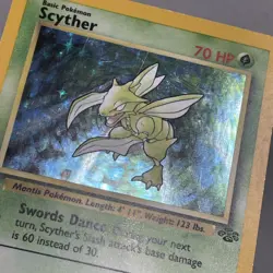 Pokemon 1999 TCG Jungle Card -- Scyther 10/64 Holo - Image 4