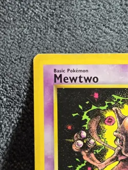 WOTC Pokemon TCG Mewtwo 14 Holo 70HP 40 Psychic English 1999 Benimaru Itoh - Image 2