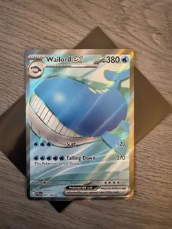 Wailord ex 097/084 Full Art Ultra Rare Pokemon Pitch Black ME05 NM English - Image 1