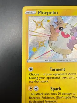 Pokemon TCG Morpeko SV044/SV122 Shining Fates Shiny Vault Shiny Holo Rare - Image 2