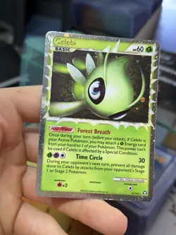 Celebi 92/102 Prime HGSS Triumphant 2010 Holo Rare Pokemon Card - Image 3