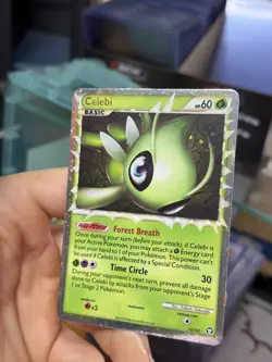 Celebi 92/102 Prime HGSS Triumphant 2010 Holo Rare Pokemon Card - Image 5