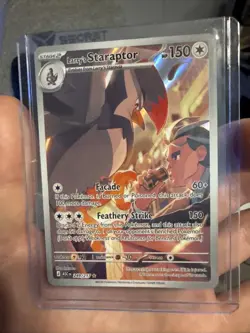Larry's Staraptor 249/217 Me: Ascended Heroes Illustration Rare Pokemon TCG NM - Image 1