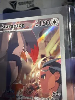 Larry's Staraptor 249/217 Me: Ascended Heroes Illustration Rare Pokemon TCG NM - Image 4