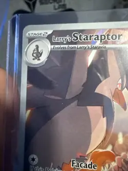 Larry's Staraptor 249/217 Me: Ascended Heroes Illustration Rare Pokemon TCG NM - Image 5