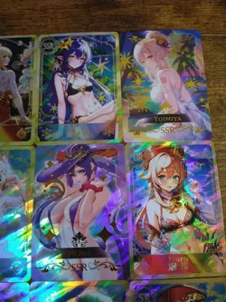 Genshin Impact Waifu 12 Card Lot - Beautiful Goddess Story Cards Mona Amber - Image 3