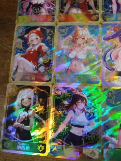 Genshin Impact Waifu 12 Card Lot - Beautiful Goddess Story Cards Mona Amber - Image 5